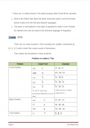 I Can Read Thai (Book I)