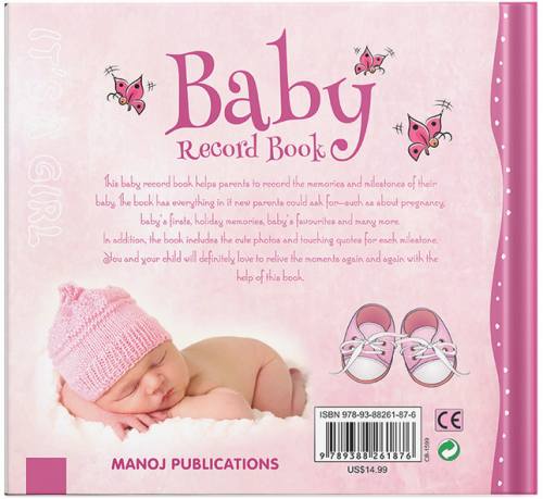 Baby Record Book It's a Girl