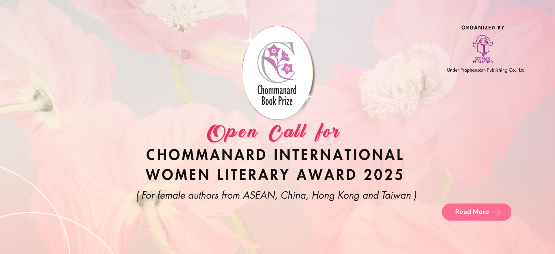 Open Call for Chommanard International Women Literary Award 2025