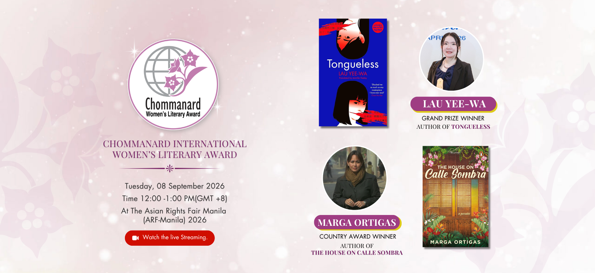 CHOMMANARD INTERNATIONAL WOMEN’S LITERARY AWARD