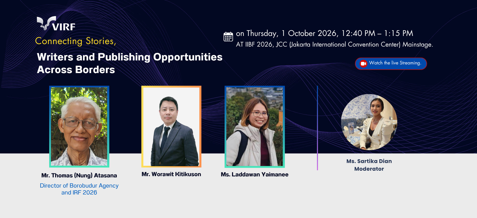 VIRF: Connecting Stories, Writers and Publishing Opportunities Across Borders